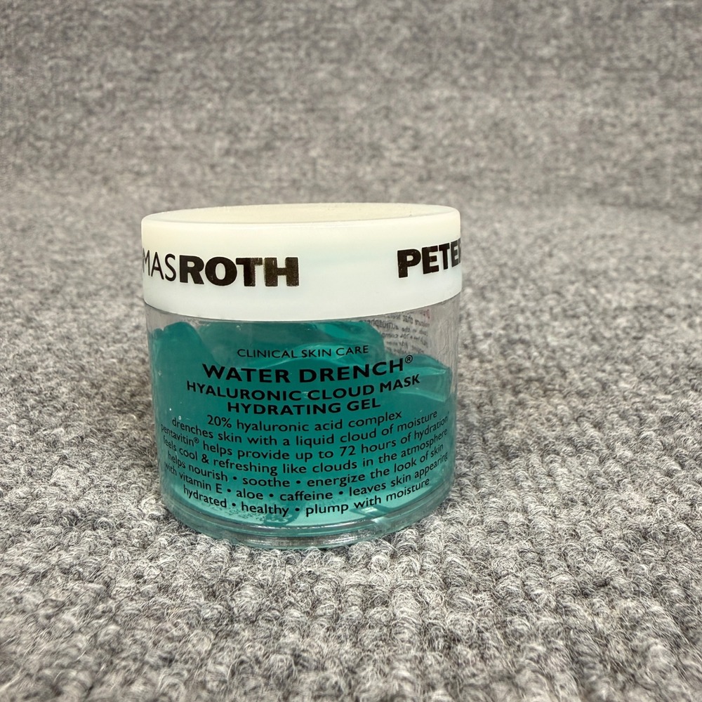 Peter Thomas Roth Water Drench Hyaluronic Cloud Mask Hydrating Gel 1.7oz 50ml